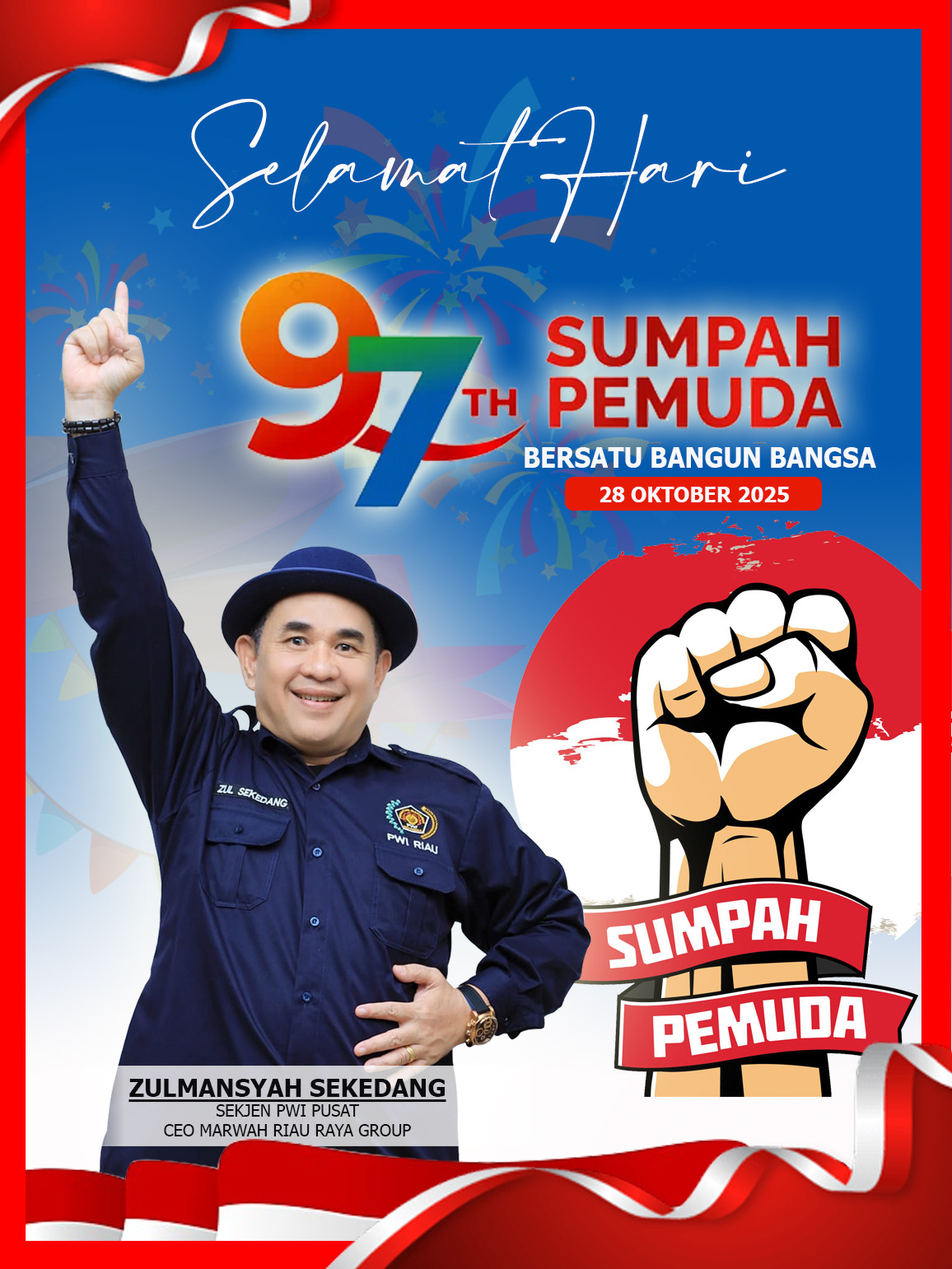 Iklan Sumpah Pemuda Sekjen PWI Pusat Mobile HP